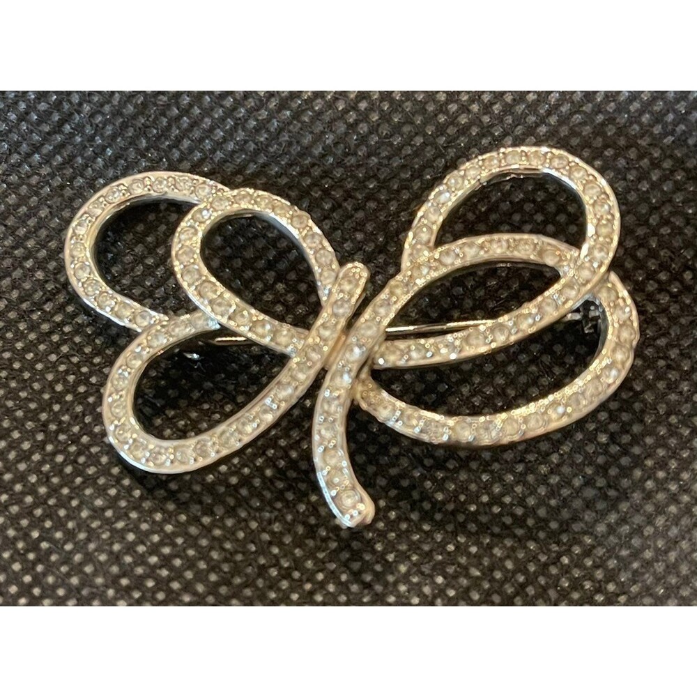 Silver Butterfly Brooch